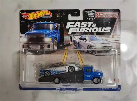HOT WHEELS FAST Furious Team Transport Nissan Skyline GTR R Silver PicClick UK