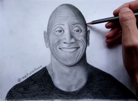 Dwayne Johnson Sketch At Explore Collection Of