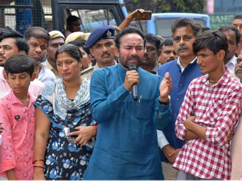 Hyderabad Kishan Reddy Slams Brs Over Home Guard Self Immolation Incident