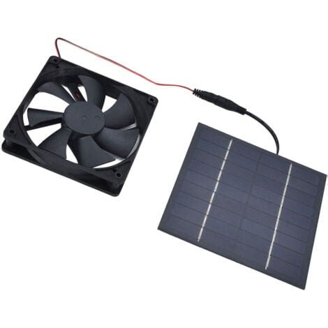 Eosnow Kit De Ventilateur D Extraction Nergie Solaire W Panneau