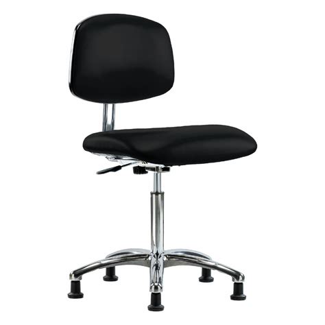 Vinyl Armless Esd Cleanroom Task Chair F Br Ecr Vmbch Cr Nf Eg