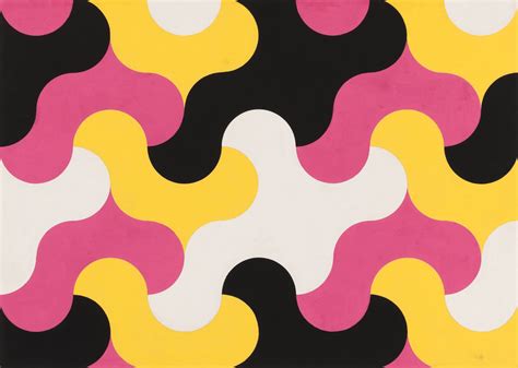 Rhythmic, Geometric, Vibrant: Camille Graeser’s Textile Designs | Von ...