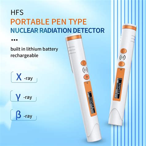 Geiger Detector de radiación nuclear de contador dosímetro personal