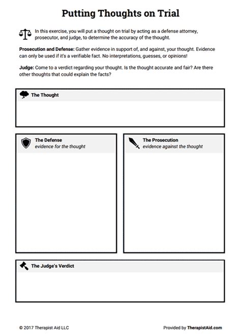 Therapist Aid Acivity Therapistaidworksheets Net