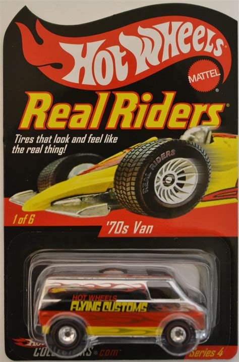 Hot Wheels S Van Chrome Of Red Line Club RLC HW Real Riders Series Scale