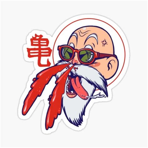 Muten Roshi Sticker By DGodim Redbubble