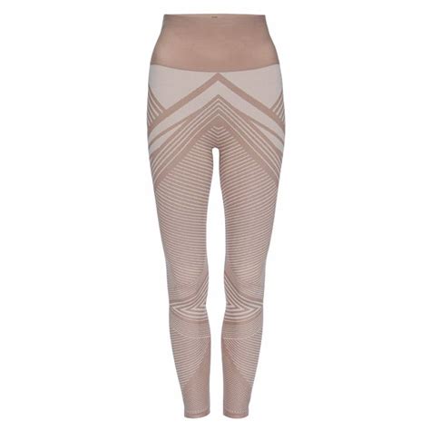 Good American Sz XL XL Dynamic Geo Seamless Legging Nude Tan High Waist