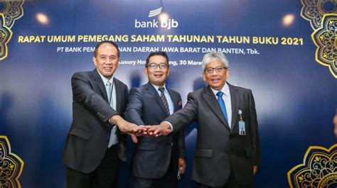 Gelar RUPST Tahun Buku 2021 Bank BJB Tebar Dividen Rp1 042 Triliun