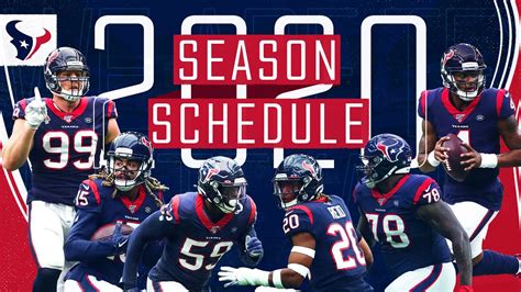 2020 Houston Texans Schedule Release Youtube