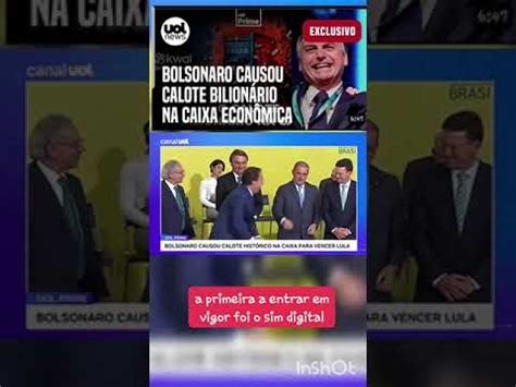 Bolsonaro fez um calote milionário na Caixa Econômica tentando vencer