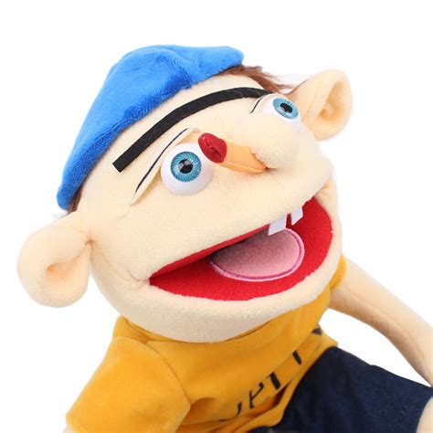 Wulahey Jeffy Plush Toy Cosplay Jeffy Hat Hand Puppet Game