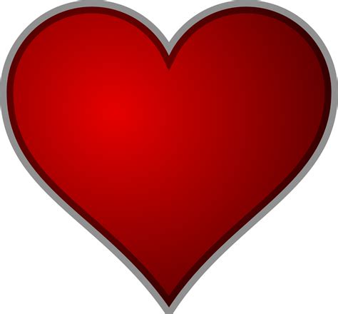 Free Red Heart Outline, Download Free Red Heart Outline png images ...