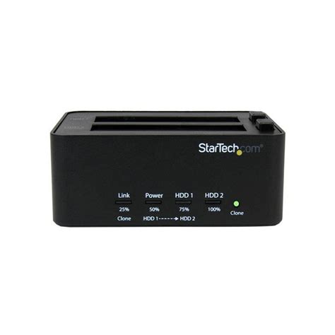 StarTech Dual Bay Hard Drive Duplicator And Eraser Standalone