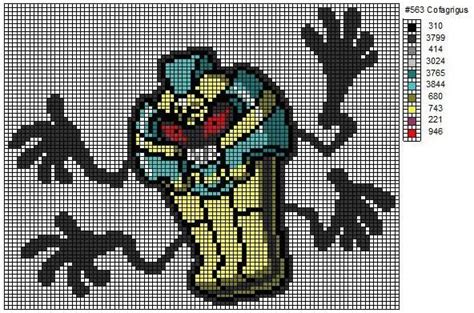 Cofagrigus By Cdbvulpix On Deviantart Pokemon Cross Stitch