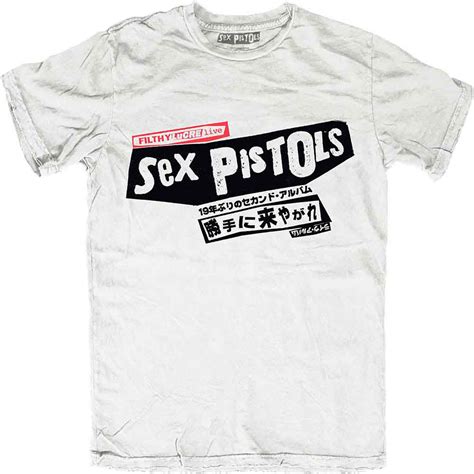 The Sex Pistols Filthy Lucre Japan Back Print T Shirt Punx