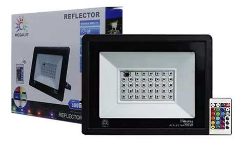 Reflector Led W W Rgb Control Remoto Multicolor Ip Env O Gratis