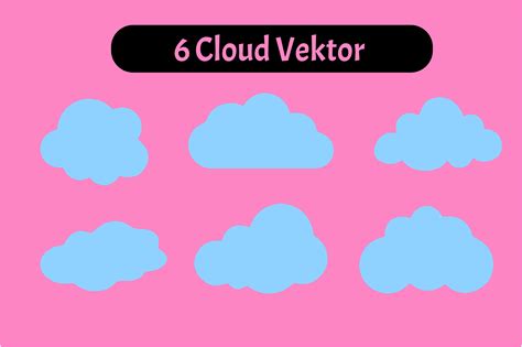 Cloud Vector Graphic Set Graphic by orariskapat039 · Creative Fabrica