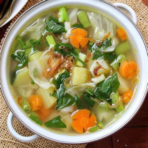 sayur sop katalog resep masakan