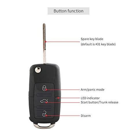 Easyguard Ec V Pke Car Alarm System Remote Starter Push Button