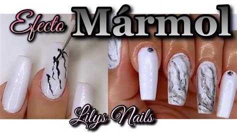 Uñas Efecto Mármol Tutorial Paso a Paso YouTube