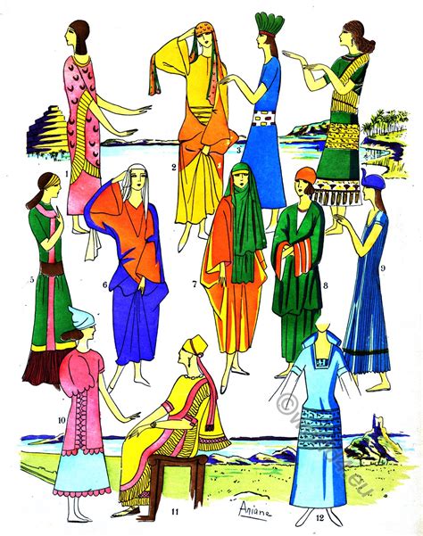 Assyrian Babylonian Costume History Mesopotamia Costume History