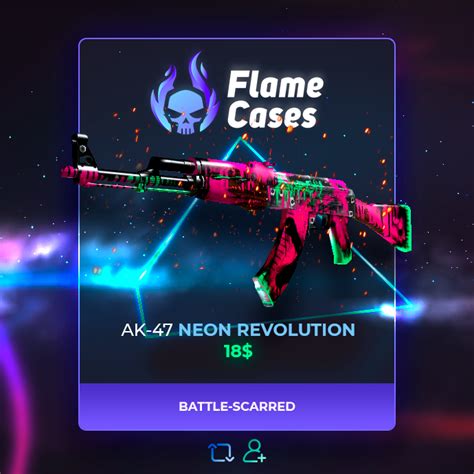 FlameCases On Twitter 48H Giveaway AK 47 Neon Revolution