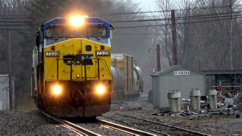 Pair Of Ex CSX Dash 8 Units On NS Train 4K UHD YouTube