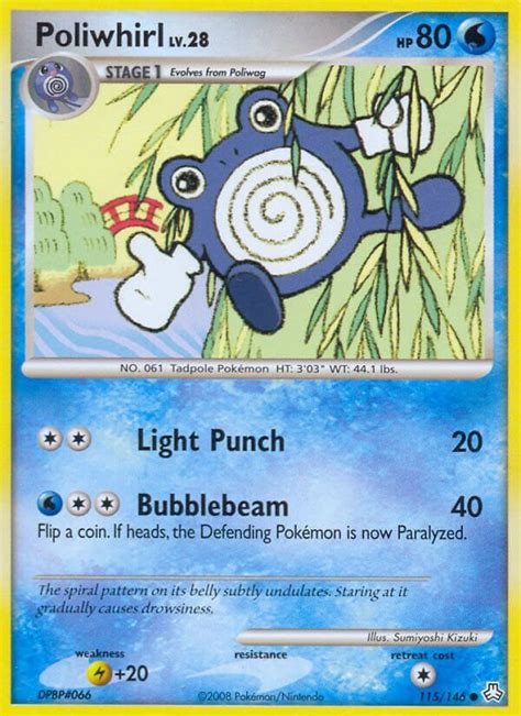 Poliwhirl Legends Awakened La Pkmncards Pokemon Pokemon