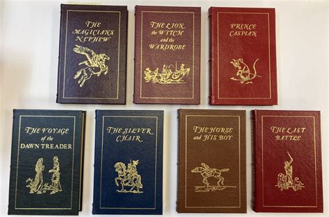 The Chronicles Of Narnia Seven Volumes C Lewis S Pauline Baynes Chris Van Allsburg