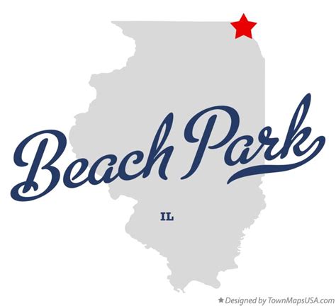 Map of Beach Park, IL, Illinois