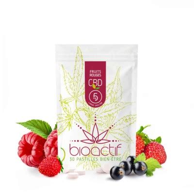 Pastilles CBD Fruits Rouges Bio Actif Cannamed