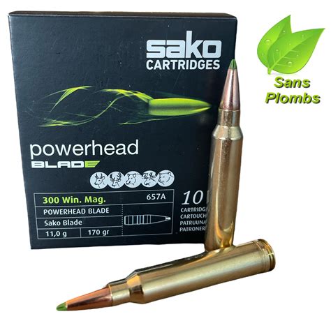 Sako Cal Win Mag Powerhead Blade Txm Grains Grammes