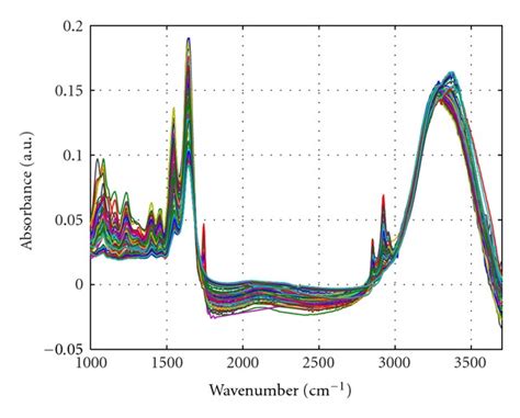 Preprocessed Spectra With Smoothing And Normalization 1000 1766 Cm−1