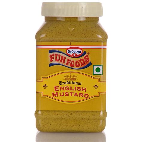 Fun Foods Traditional English Mustard 300 Grams Richesm Healthcare