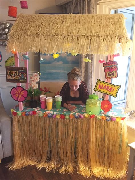 Diy Tiki Bar How To Make Your Own Tiki Bar For Your Luau Party Fun