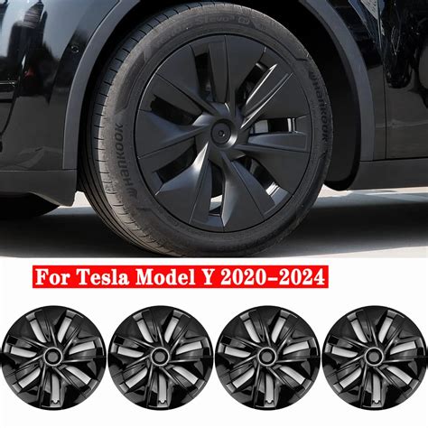 Hubcaps 16 Inch Model Y 2020 2024 Model S2022 2024 Wheel Cover For Tesla 4pcs 19 Inch