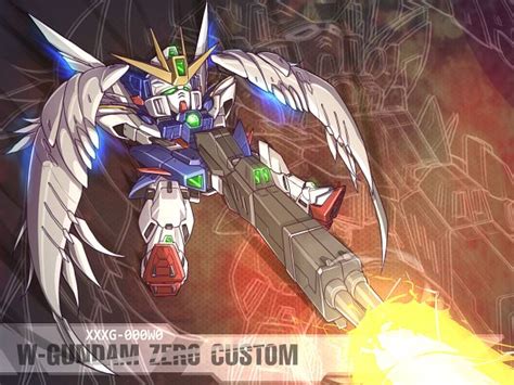 XXXG 00W0 Wing Gundam Zero Mobile Suit Gundam Wing Wallpaper By