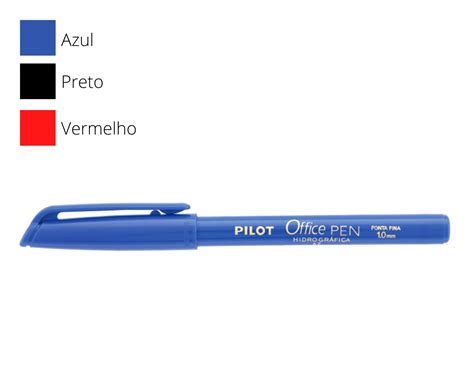 Caneta Hidrográfica Pilot Office Pen 1 0mm Papelaria Unicórnio