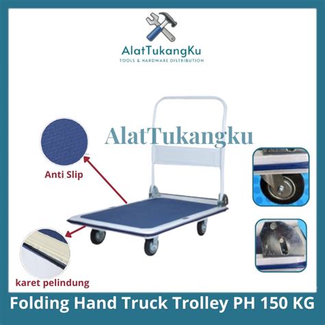 Jual Ktp Troli Barang Lipat Hand Truck Kg Trolley Dorongan Angkut