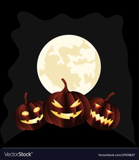 Halloween background Royalty Free Vector Image