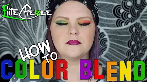 How To Color Blend Eyeshadow Demonstration Youtube