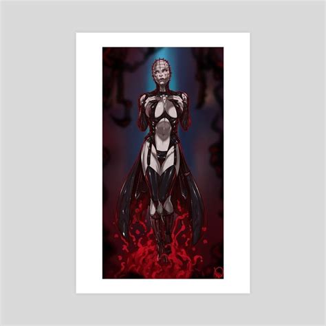 Hellraiser Female Pinhead An Art Print By Alessandro Mazzetti Art