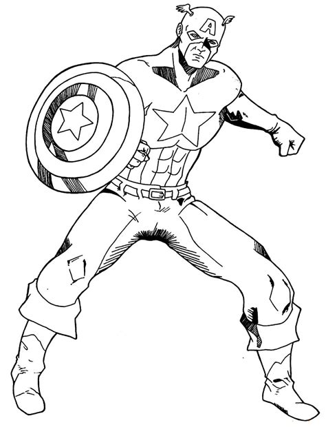 Desenho Do Capitao America