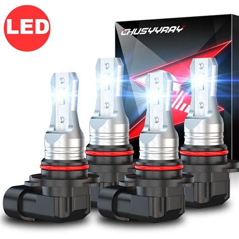 Pcs Led Combo Headlight Kit Bulbs K Cool White Csp High