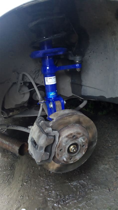 172 *** Замена передних стоек + опоры от гранты — Lada Калина Хэтчбек ...