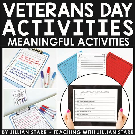 Meaningful Veterans Day Activities - Teaching with Jillian Starr