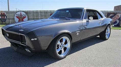 1967 Chevrolet Camaro Ss Professionally Restored Gray With Black Racing