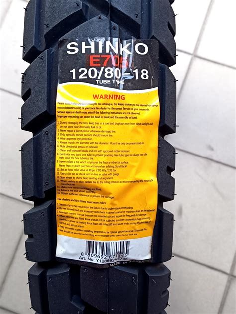 Shinko E705 set, Motorcycles, Motorcycle Accessories on Carousell