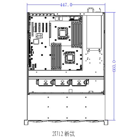 2U rack server chassis from China