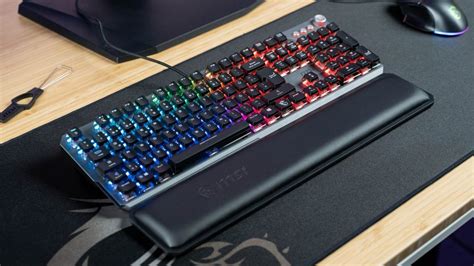 Fast Luminous Msi Vigor Gk Sonic Gaming Keyboard Im Test